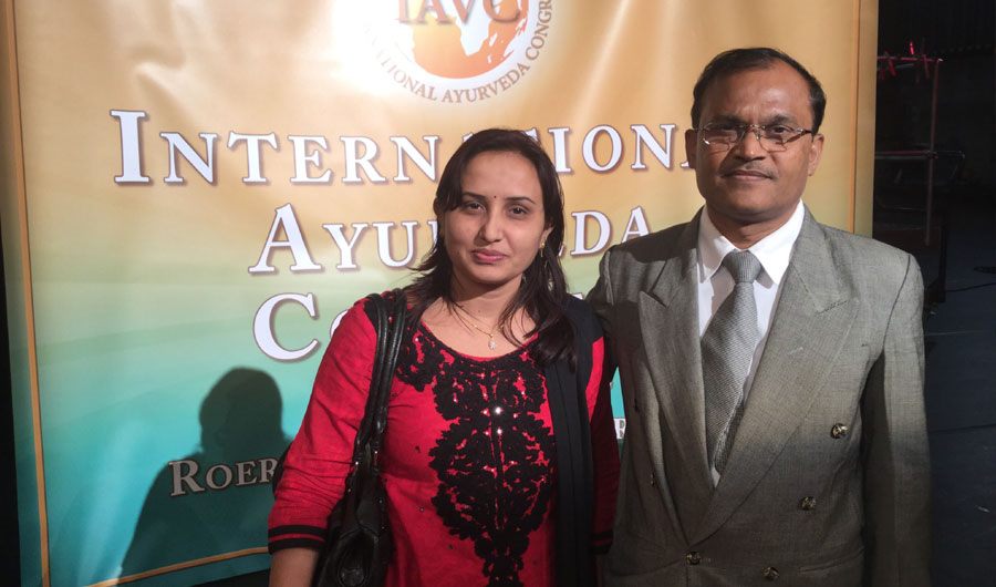 At the International Ayurveda Congress